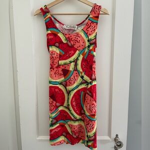 BayouWear Jazz Fest Watermelon Dress, M